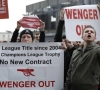 Des manifestations anti-Wenger avant le match d'Arsenal (photos+vidéos)