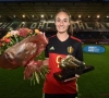 Tessa Wullaert a reçu son Soulier d'Or avant le match face à l'Ecosse