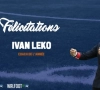 Ivan Leko est notre coach de l'année!