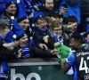 Les supporters de Bruges affichent leur soutien au personnel médical 