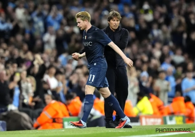 "Il est amoché" : Antonio Conte donne des nouvelles de Kevin De Bruyne, absent avec Naples ce lundi