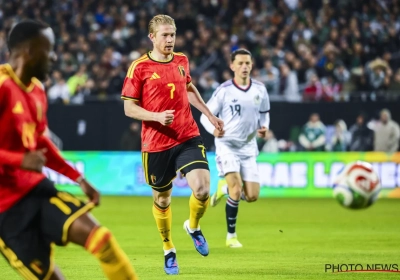 Trop de longs ballons, un seul tir : Kevin De Bruyne monte au créneau après la première mi-temps des Diables