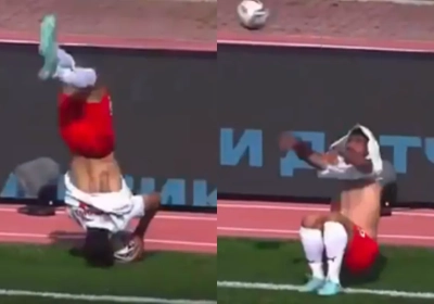 🎥 Une remise en jeu complètement dingue en Russie : un joueur délivre une passe décisive avec un salto