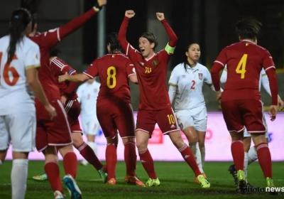 Les images du partage des Red Flames contre la Serbie