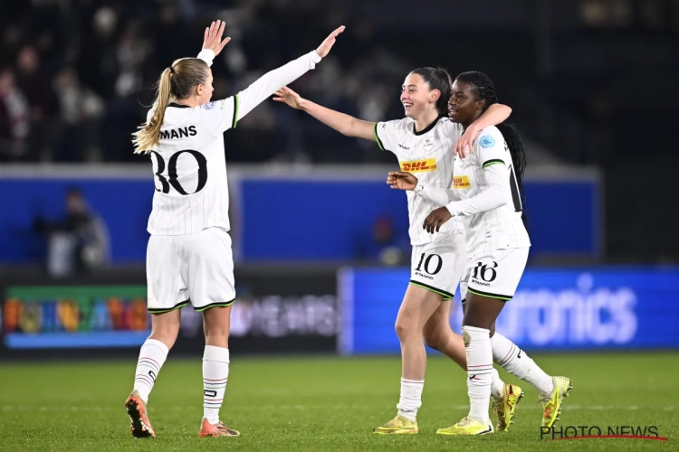 Première historique : une équipe belge en 1/8e de finale de la Ligue des Champions féminine !